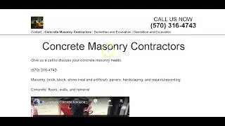 PA Elite Construction Services | Concrete Masonry Demolition and Excavation Contractors