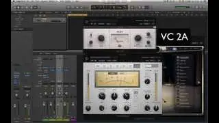 Comparison between compressors in Logic 10.1 and Native Instruments Vintage Compressors
