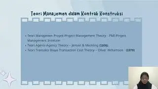 TUGAS VIDIO JUHAIRIA KABAU 4192100014 MANAJEMEN KONTRAK