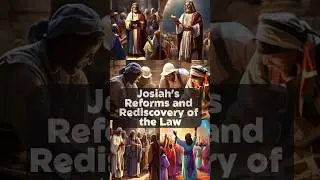 ✡️📖Unearthing the Divine: Josiah's Reforms and Rediscovery of the Law #history #biblestories #shorts
