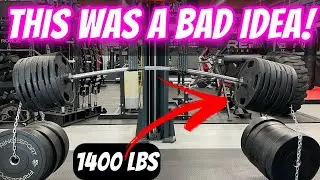 Barbell flex test!  Cheap Amazon bar tested to failure.