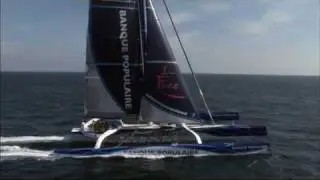 Banque Populaire V  Smashes Transatlantic Record