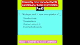 MCQs that Matter🔥 Chemistry MCQ Power Pack🎯 Board Focus MCQs🧪 Chem MCQs = Easy Marks📚 One MCQ at