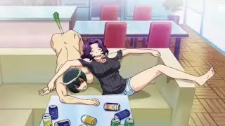Homemade remedy for cold(Anime version)ft. Iori & Azusa 4K | Grand Blue Dreaming
