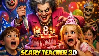 Scary Teacher 3D Part 3 | Party Mission Horror & Funny Gameplay #viralvideo