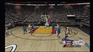 NBA Live 2005 (PS2) | Wizards vs Heat | Playoffs
