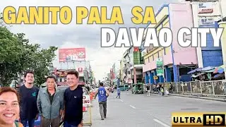 Davao City Downtown Afternoon Walking Tour UHD