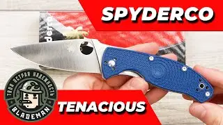 Нож Spyderco Tenacious, S35VN, FRN Blue, C122PBL