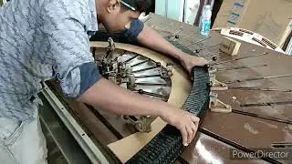 Upvc arch bending process