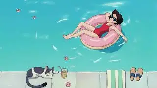 brazilian lofi chill 🌴 soft latin vibes by the pool