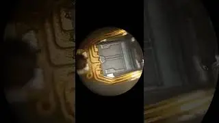 🔬ЖЁСТКИЙ ДИСК под микроскопом (1 часть) #shorts#микроскоп#компьютеры#жесткий#сборкапк#ssd#hdd