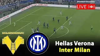🔴Live- Hellas Verona vs Inter Milan | Serie A 2025/26 | eFootball PES21 Simulation