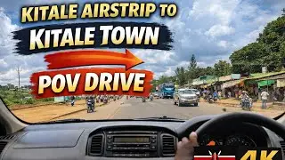 Kitale Airstrip to Kitale Town POV Drive | Scenic Kitale Streets 4K Kenya