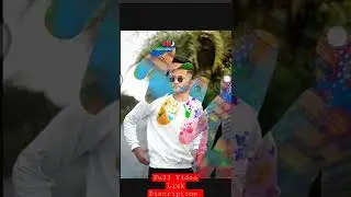Holi Hai 2022 || How To Make Holi Photo Editing #shorts