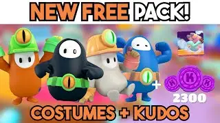 How to get a FREE Fall Guys PACK!! (Costumes, Kudos, New Celebration!)