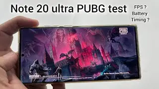 Samsung Galaxy note 20 ultra PUBG test