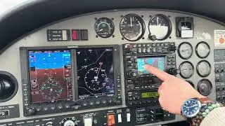 How to set up a VOR using the Garmin 430 GPS