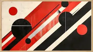Bauhaus Digital Art | Modern Geometric Design | Frame TV & Screensaver Display in 4K UHD #004