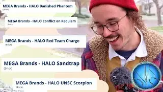 Red Team, Scorpion, Conflict on Requiem, Sandtrap! Halo Mega Construx.