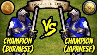 200 (Burmese) Champions vs 200 (Japanese) Champions | AoE II: Definitive Edition