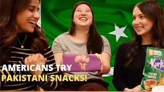 Americans try Pakistani snacks