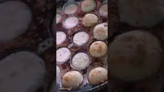 Cooking KH cookies Nom Kruok cake at street - Street Food