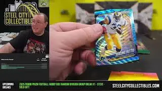 FIRST LOOK: 2025 Panini Prizm Football Hobby Box Random Division Group Break #1 - Steve