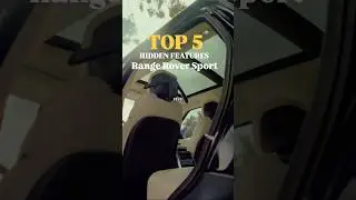 5 HIDDEN features of the Range Rover Sport #cars #rangerover #rangeroversport #lifehack #automobile
