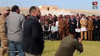 تشـ.ـييع رئيس أركان حكومة الوحدة الوطنية الليبية ومرافقيه في مصراتة عقب حادث الطائرة بتركيا