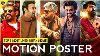 Top 5 Most Liked Motion Poster | Valimai | Darbar | Radhe shyam | RRR | Viswasam | Cine Tamil