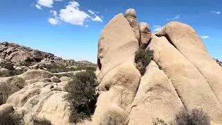 Driving | Rock formations | Joshua Tree #driving #formation #summertime