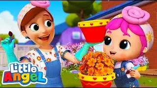 Gardening with Mummy | Mother's Day Special | Little Angel Kids Songs & Nursery Rhymes