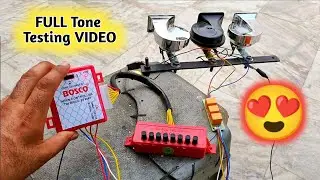 FULL Tone BOSCO Tunner With Hella & Minda Windtone Horn | 3 Channel 24 Way Controller | 2023