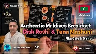 Authentic Maldives Breakfast | Fika Cafe & Bistro | Mal&eacute; City Travel Vlog | Food Review