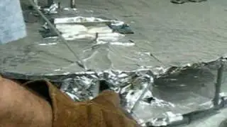 Telescope mirror glass casting