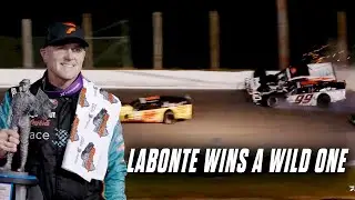 Bobby Labonte Wins, Ryan Newman Crashes In Controversial SMART Modified Finish At Caraway Speedway