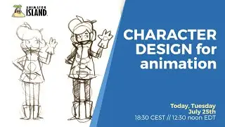 [live] Working on: Character Design for Animation