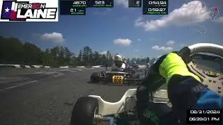 2024 IAME GNC Heat 2 KA JR (Hit Wall)