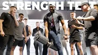 WHO CAN HOLD THE 100KG DUMBBELL THE LONGEST? STRENGTH TEST