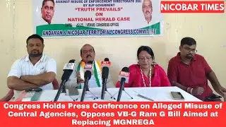 Congress Holds PC on Alleged Misuse of ED, Opposes VB-G Ram G Bill Aimed at Replacing MGNREGA