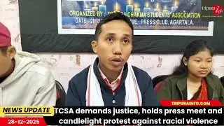 TCSA demands justice, holds press meet and candlelight protest against racial violence