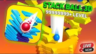 🔴Perfect Drops Only 🤯 LIVE Stack Ball 3D Challenge