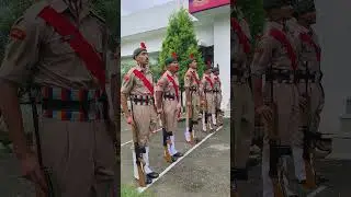 Guard of Honour by DBS College Cadets : 11 UK Bn  NCC