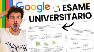 Ho usato L'AI di GOOGLE per PASSARE un ESAME UNIVERSITARIO