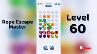 Rope Escape Master Level 60 Walkthrough 🪢🧠 | Puzzle Escape Game | Go Answer