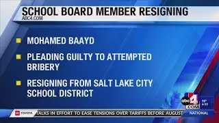 Salt Lake City school board member resigns in plea deal to election bribery allegations