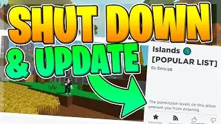 🌴 Roblox Islands Popular List Update! (Visit Any Island, Shutdown, Data Wipe, & More)