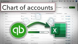 How to Export Chart of Accounts from QuickBooks Online to Excel