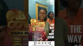 Way of Hope are coming for Hapa Ni Wapi Charity Concert  #msaniimusicgroup