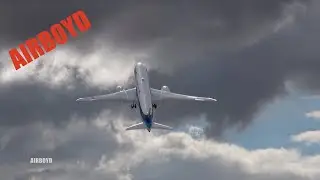 Boeing 787 Wet Takeoff Farnborough Airshow